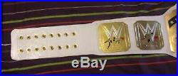 WWE White Intercontinental Championship Title belt (4mm plates)