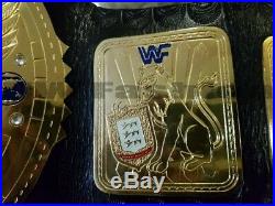 WWF BIG EAGLE CHAMPIONSHIP WRESTLING BELT ADULT SIZE 2mm Plates