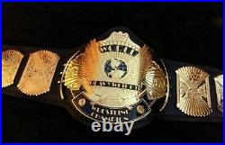 WWF Classic Gold Winged Eagle Heavyweight Wrestling Champion Belt Adult Size