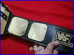 WWF Old School Intercontinental Heavyweight Championship Wrestling Leather Belt