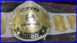 WWF Ultimate Warrior Classic Gold Winged Eagle Championship Belt (2mm plates)