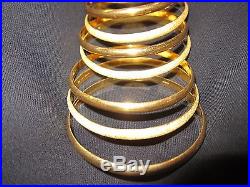 Womens Yellow 22k Solid Gold Bracelet Bangle Metal Wt. 11 Grams
