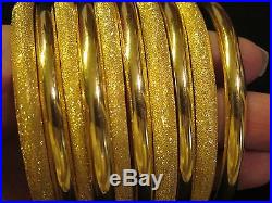 Womens Yellow 22k Solid Gold Bracelet Bangle Metal Wt. 11 Grams