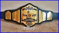 World 6 six Man TAG TEAM Wrestling Championship Belt. Adult Size