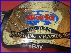 Wwf Attitude Era Tag Team Championship Belt In 4mm Brass Plates