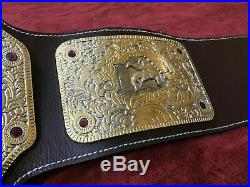 Wwf Big Gold Heavyweight Wrestling Champion Dual Plated Belt In 4mm Zinc Plate