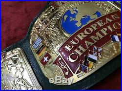 Wwf European Championship Wrestling Belt In 4mm Zinc Plate